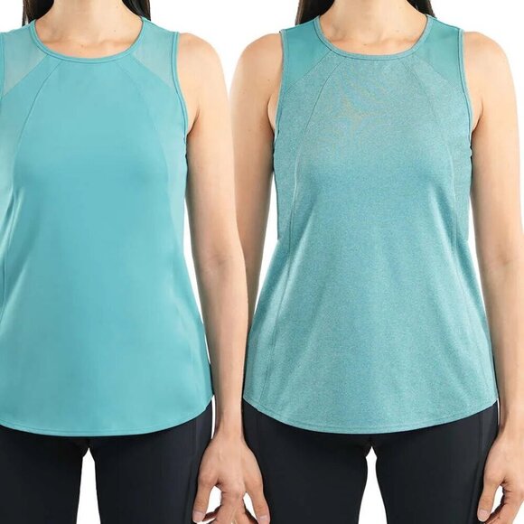 NEW Spyder 2pk Tank Tops | Green - Picture 1 of 7